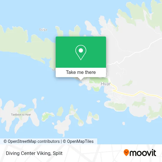 Diving Center Viking map