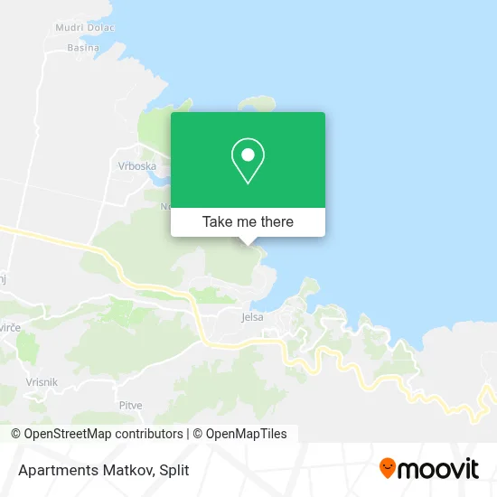Apartments Matkov map