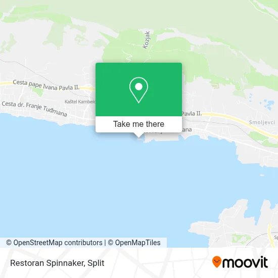 Restoran Spinnaker map
