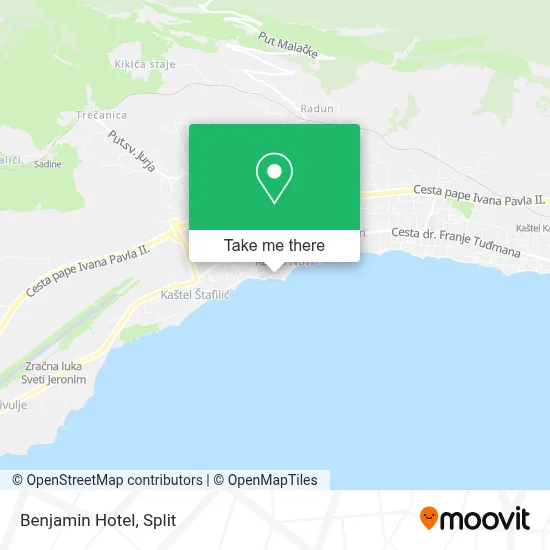 Benjamin Hotel map