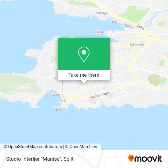 Studio Interijer "Manisa" map