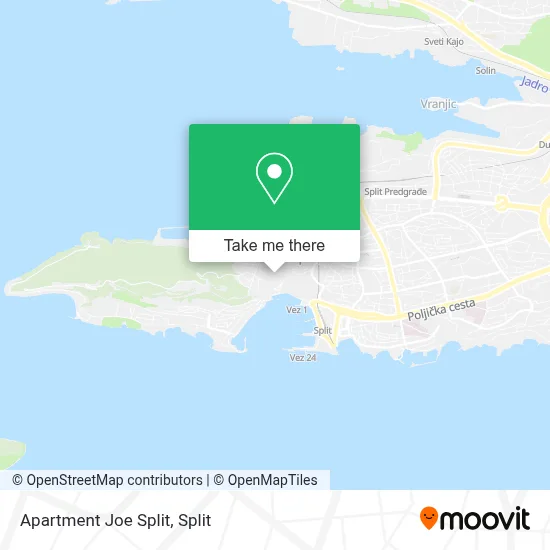 Apartment Joe Split map