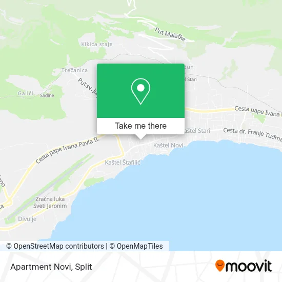 Apartment Novi map
