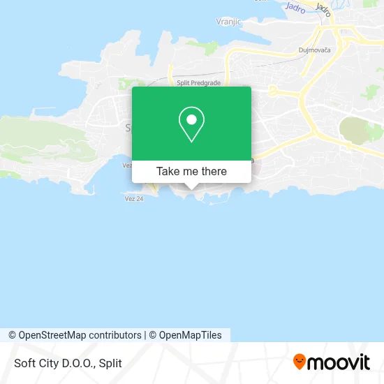 Soft City D.O.O. map