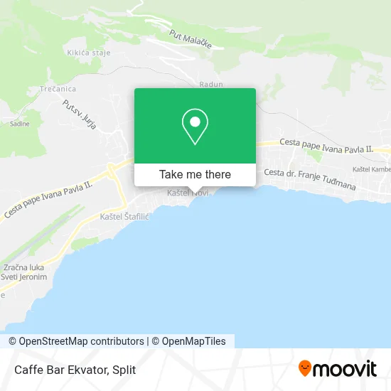 Caffe Bar Ekvator map