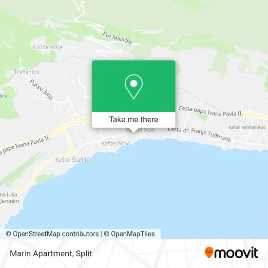 Marin Apartment map