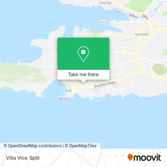 Villa Vice map