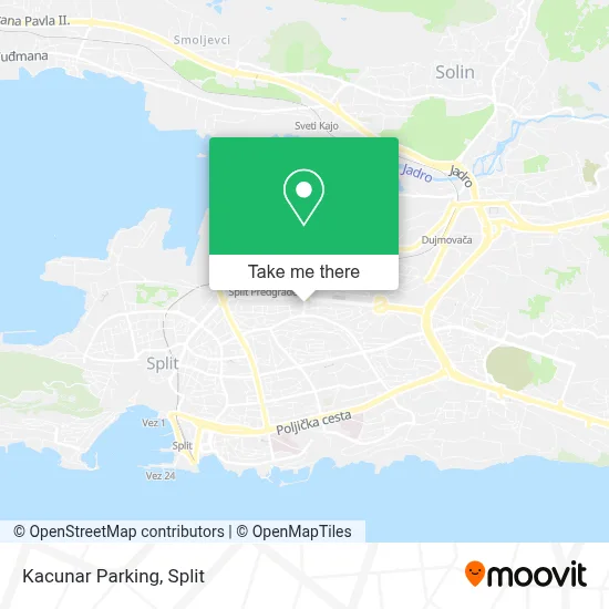 Kacunar Parking map