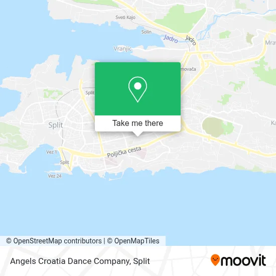 Angels Croatia Dance Company map