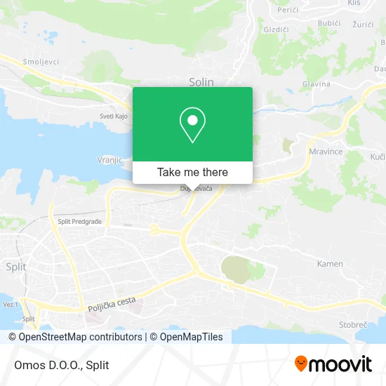 Omos D.O.O. map