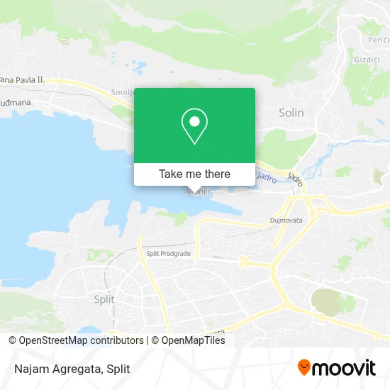 Najam Agregata map