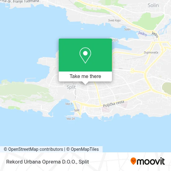 Rekord Urbana Oprema D.O.O. map