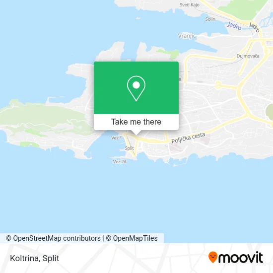 Koltrina map