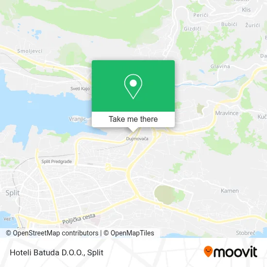 Hoteli Batuda D.O.O. map
