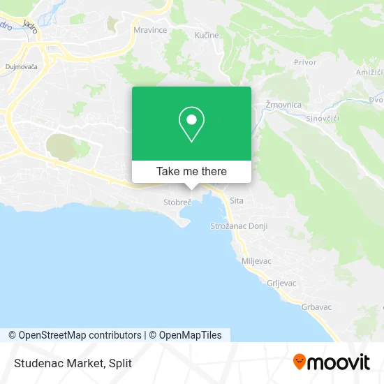 Studenac Market map