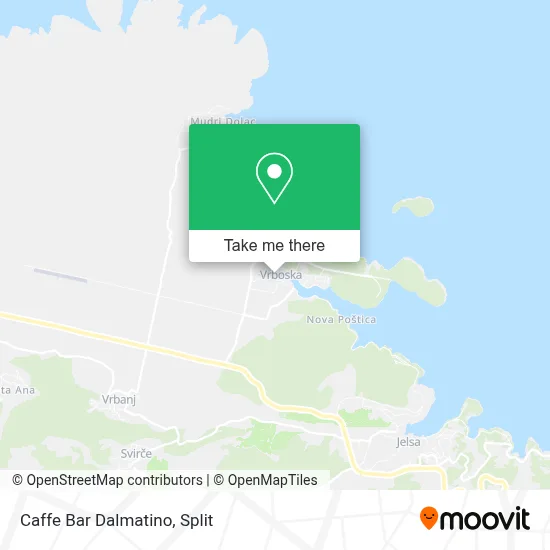 Caffe Bar Dalmatino map