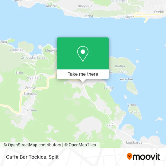 Caffe Bar Tockica map