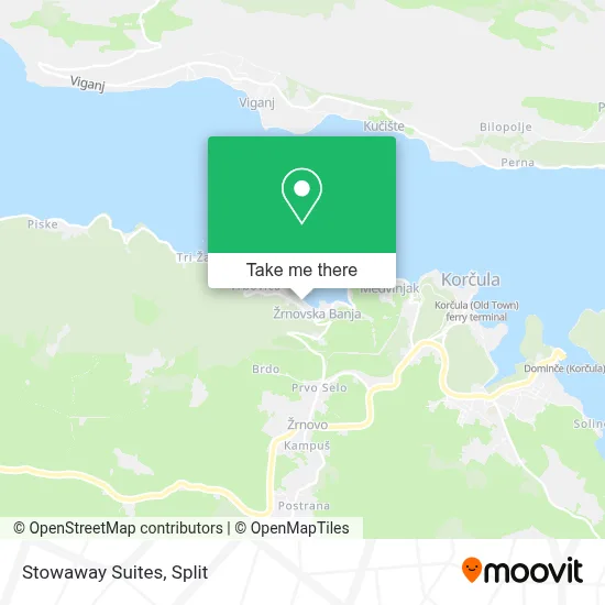 Stowaway Suites map