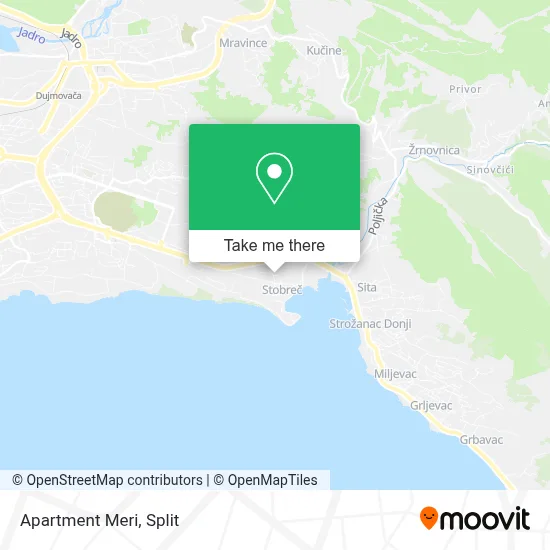 Apartment Meri map