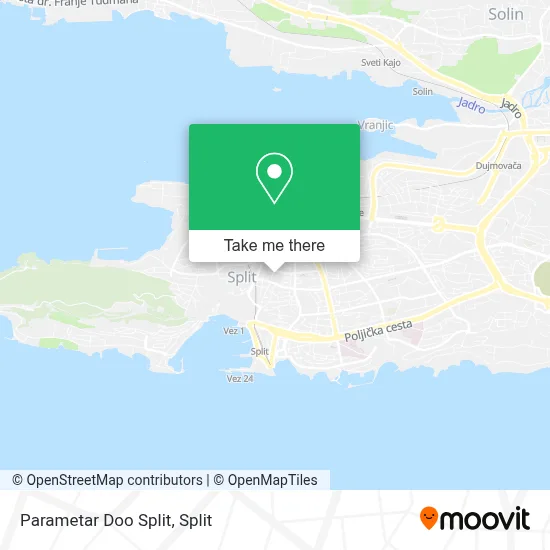 Parametar Doo Split map