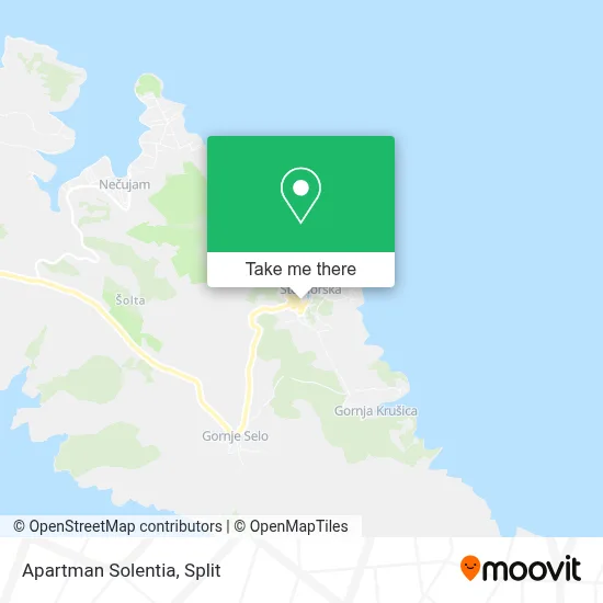 Apartman Solentia map