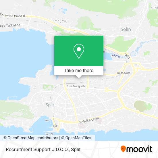 Recruitment Support J.D.O.O. map