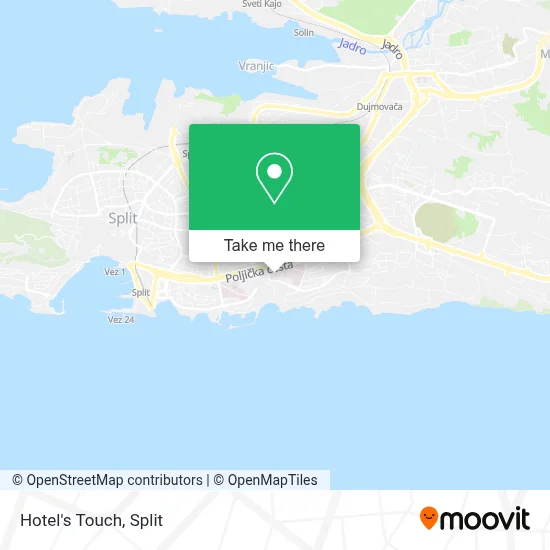 Hotel's Touch map