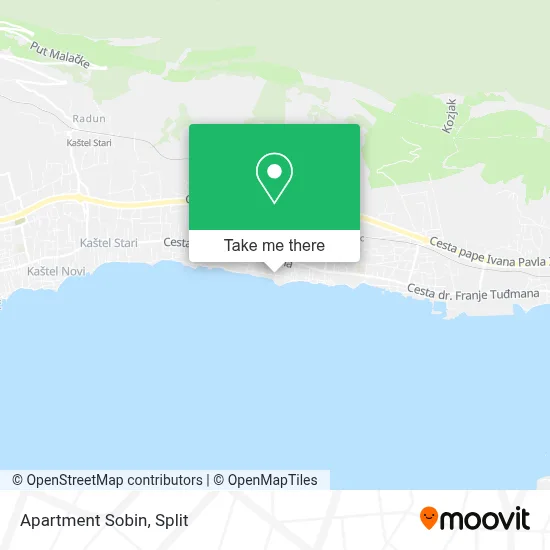 Apartment Sobin map