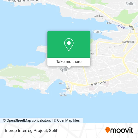Inerep Interreg Project map