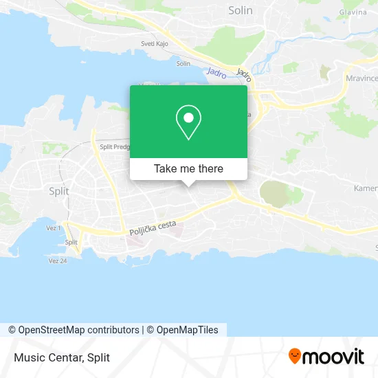 Music Centar map