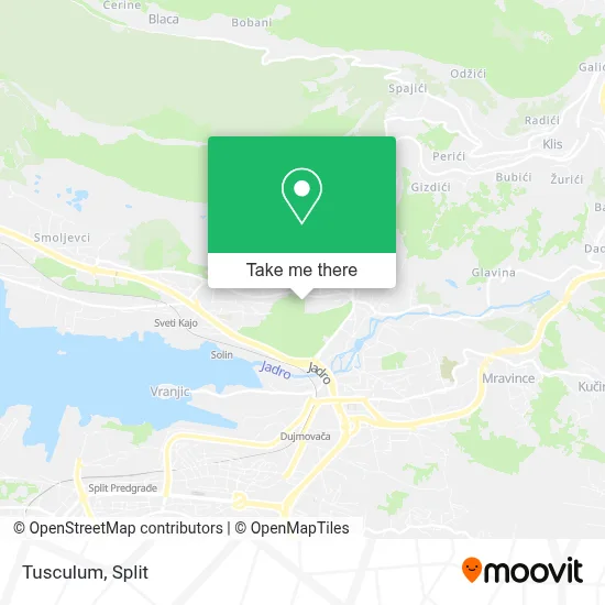 Tusculum map