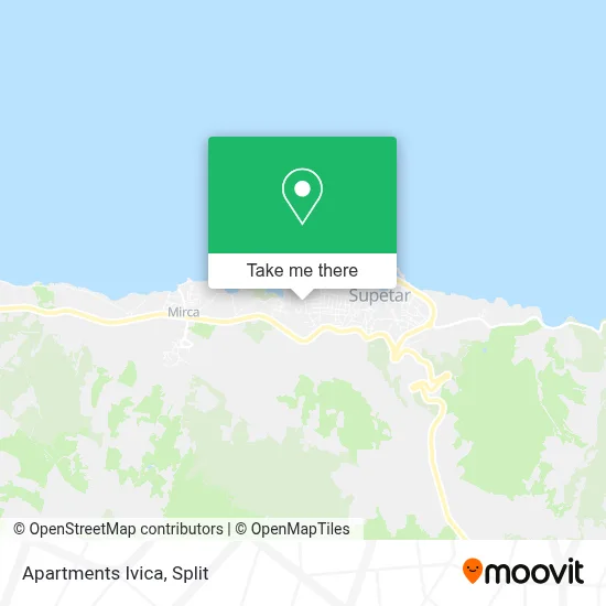 Apartments Ivica map