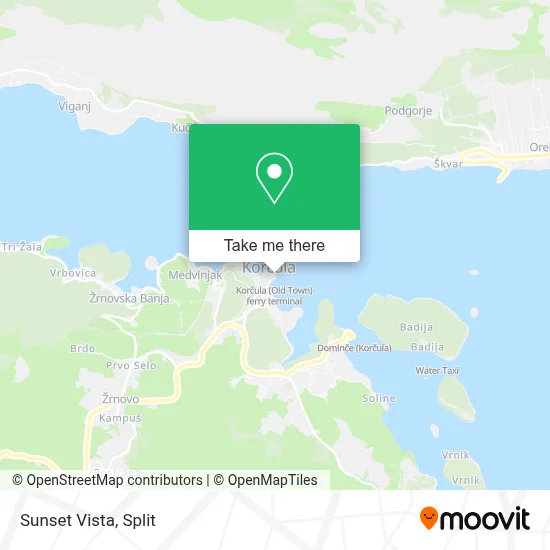 Sunset Vista map