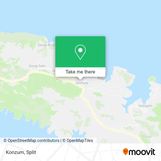 Konzum map