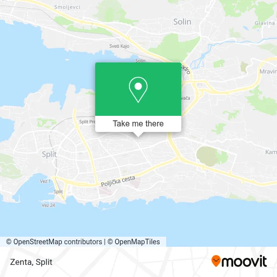 Zenta map