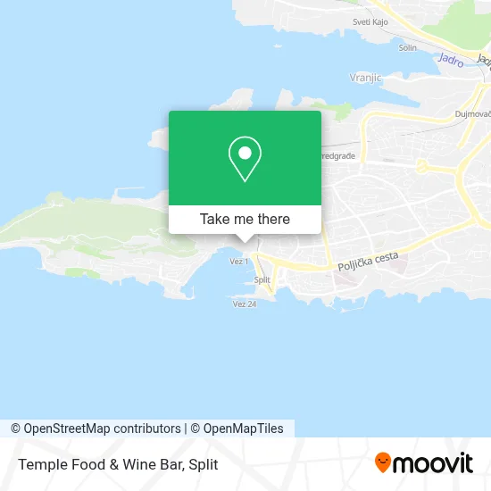 Temple Food & Wine Bar map