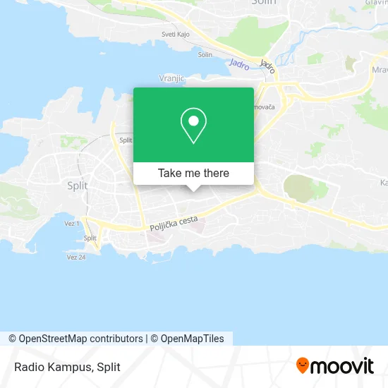 Radio Kampus map