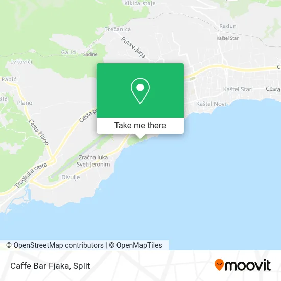 Caffe Bar Fjaka map