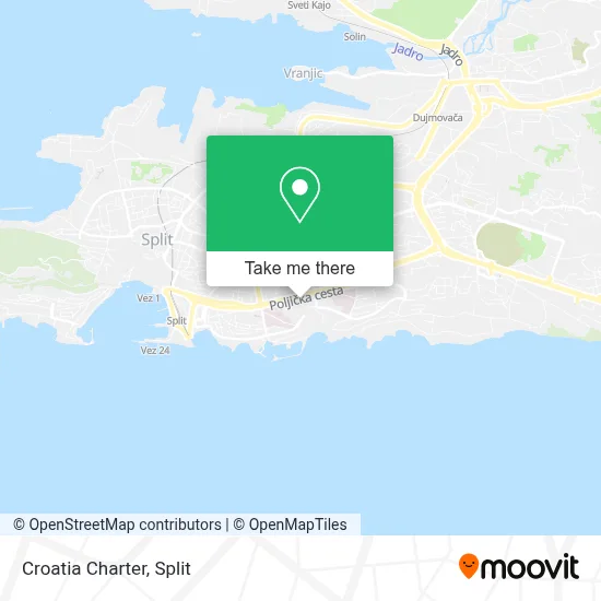 Croatia Charter map