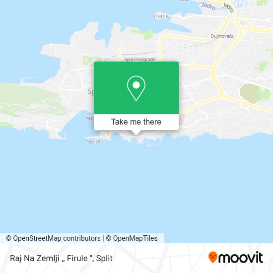 Raj Na Zemlji ,, Firule '' map