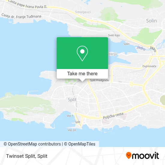 Twinset Split map