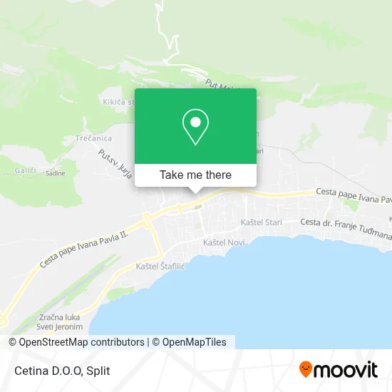 Cetina D.O.O map