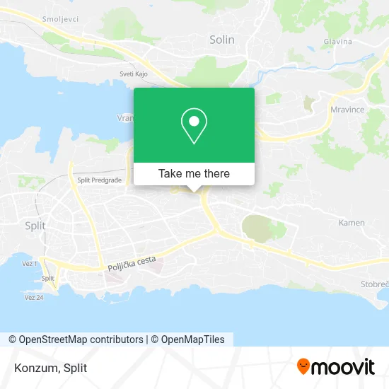 Konzum map