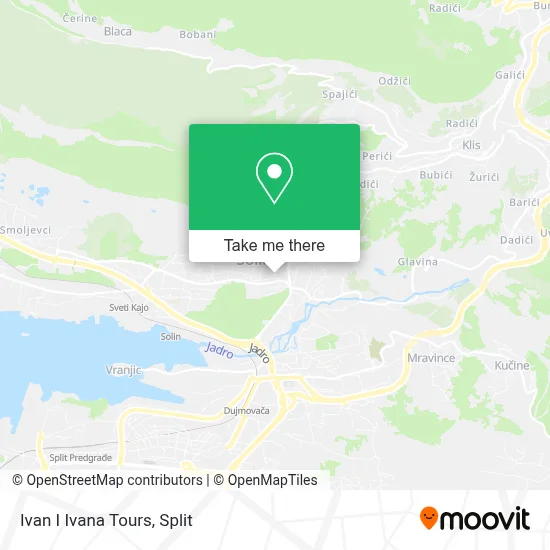 Ivan I Ivana Tours map