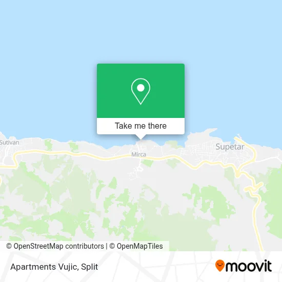 Apartments Vujic map