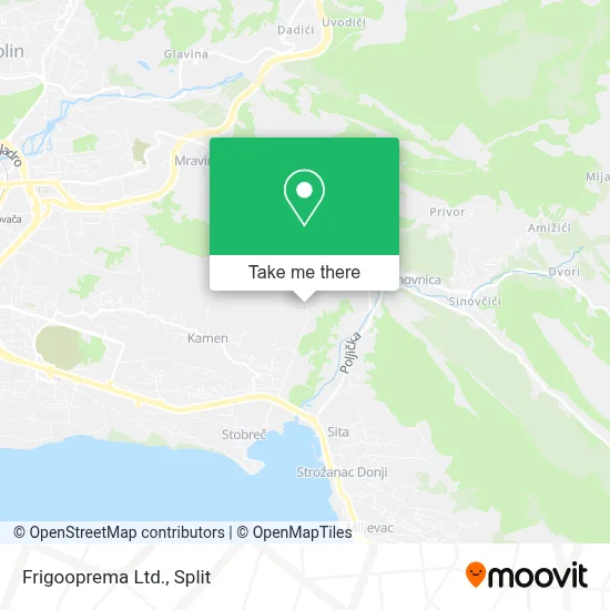 Frigooprema Ltd. map