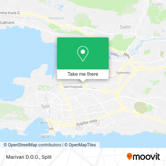 Marivan D.O.O. map