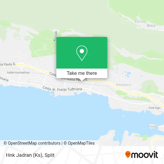 Hnk Jadran (Ks) map