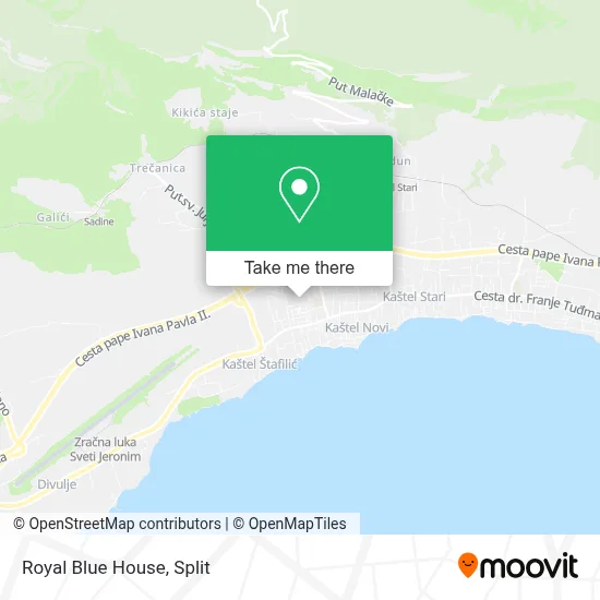 Royal Blue House map