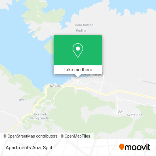 Apartments Aria map